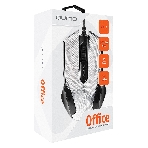 Мышь проводная Qumo Office M14 белый, 1000 dpi, USB, кнопки - 3, фото4