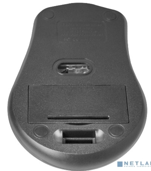 Мышь беспроводная Defender Datum MM-265 черный, 1600 dpi, радиоканал, USB, кнопки - 4