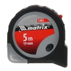 Рулетка Matrix continuous fixation 5мх19мм обрезиненный корпус плавная фиксация, фото4