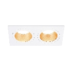 Встраиваемый точечный светильник Ambrella light TN102831/2 WH/GD белый/золото GU5.3/2 178*93*50, фото9