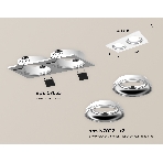 Комплект встраиваемого светильника Ambrella light XC7635061 SWH/PSL белый песок/серебро полированное MR16 GU5.3 (C7635, N7022), фото 1