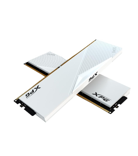 Оперативная память XPG Lancer, DDR5, 64GB (2x32GB), 6400MHz, CL32, DIMM, с радиаторами, белый
