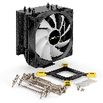 Кулер для процессора ExeGate Dark Magic EXX400V3 PWMRGB, 120 мм, алюминий/медь, 800-1800 об/мин, 11-33 дБ, 4 pin PWM, 140 Вт, высота 148 мм, RGB, фото17