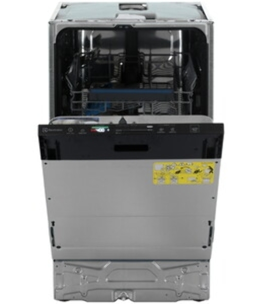 Встраиваемая посудомоечная машина Electrolux KESC2210L, черный, 44.6 см, 9 компл., 44 дБ, класс E