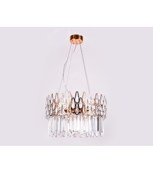 Светильник Ambrella light TR5263/8 GD/CL золото/прозрачный E14/8 max 40W D500*700