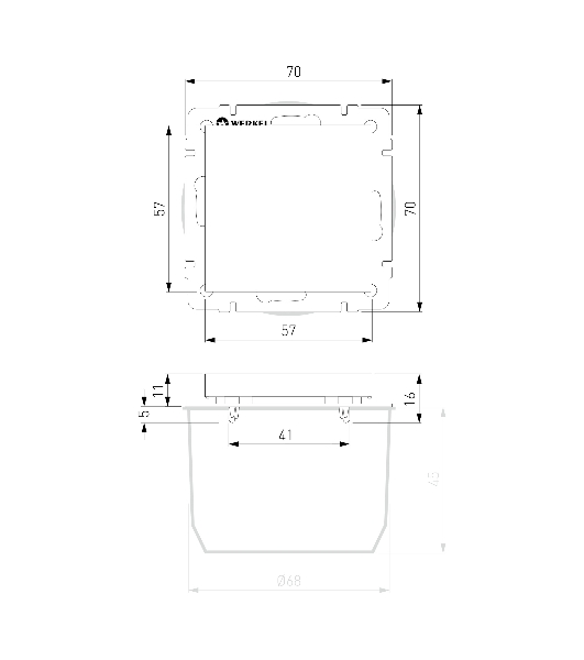 Заглушка Werkel W1259201 (белый)