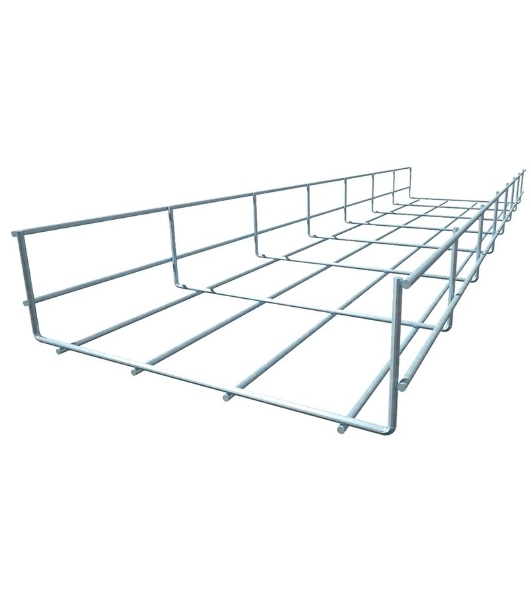 Лоток проволочный 200х60 L3000 сталь 4мм PL60х200х4.0 оцинк. КМ LO0662