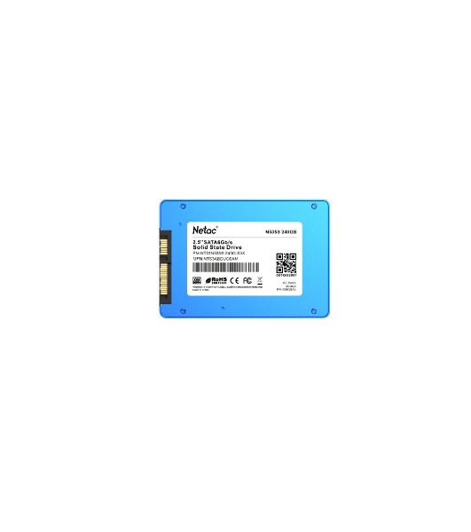 Накопитель SSD Netac N535S, 240Gb, 2.5', SATA-III, R/W 540/490