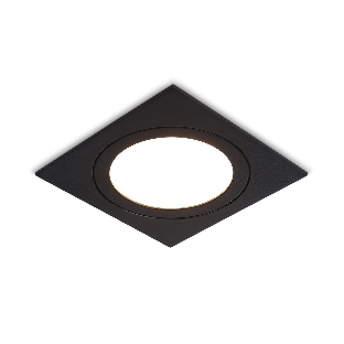 Светильник Ambrella light TN6609 BK черный IP44 GX53 max 15W 110*110*23