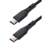 Кабель USB2.0 Cablexpert CC-USB2S-CMCM-1M-BK Type-C/Type-C, 3А, 65Вт, PD/QC3.0, силиконовый, 24 AWG, медь, 1м, черный, пакет, фото5