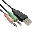 Гарнитура ExeGate Gaming HS-520G чёрный, проводная, 2 x mini jack 3.5 мм + USB, подсветка, регулятор громкости, фото14