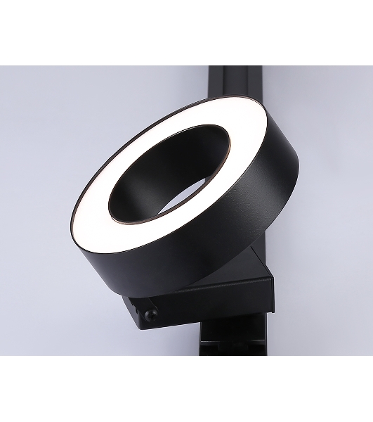 Трековый однофазный светодиодный светильник Ambrella light GL6868 BK черный LED 15W 4200K D115*80
