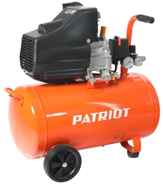 Компрессор Patriot EURO 50/2601.8кВт 220В 260л/мин 50л выход быстросъем елочка 8мм
