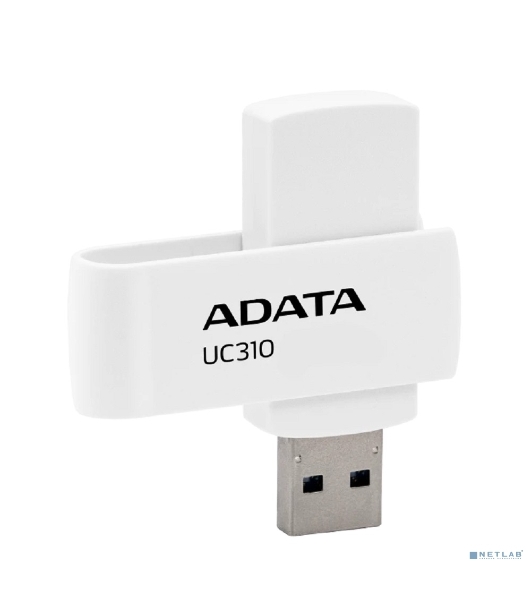 Флешка USB ADATA UC310 (UC310-64G-RWH), 64Gb, USB 3.2 Gen 1, R/W 100/30, белый