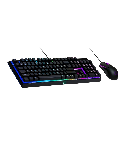 Комплект клавиатура+мышь Cooler Master MS110 проводной, USB, 3200 DPI, чёрный