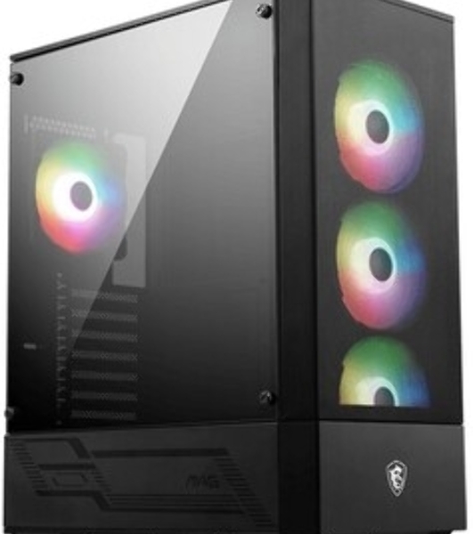 Компьютерный корпус MSI MAG FORGE 112R 2xUSB 3.0, 4x120мм ARGb Fan, ARGb Control Board, Tempered Glass Window, Brown Box (949679)