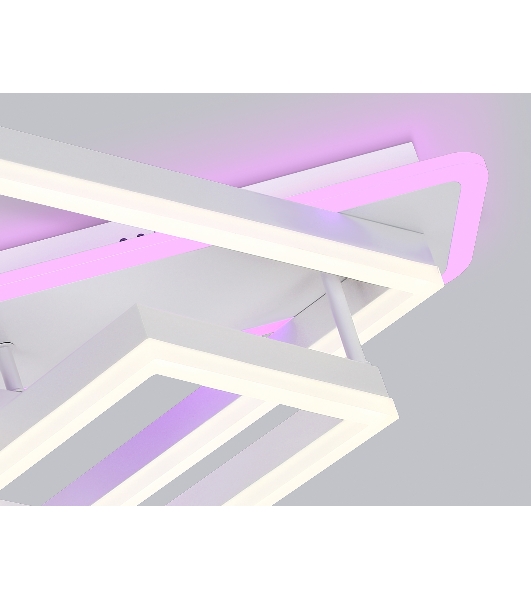 Светильник Ambrella light FA8531 WH белый 132W 3000K-6400K+RGB 630*570*160 (ПДУ РАДИО 2.4G)