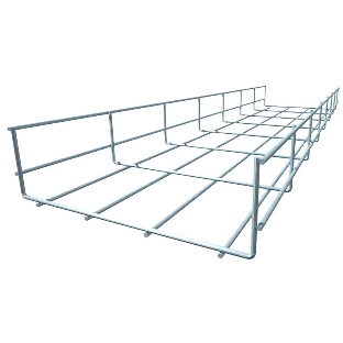 Лоток проволочный 100х60 L3000 сталь 4мм PL60х100х4.0 оцинк. КМ LO0661