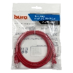 Патч-корд Buro cat.5e 1.5м красный RJ-45 (m)-RJ-45 (m), фото2