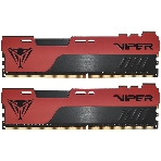 Оперативная память Patriot Viper Elite II, DDR4, 16GB (1x16 GB), 3600 MHz, CL20, DIMM, радиатор, красный, черный, фото 1