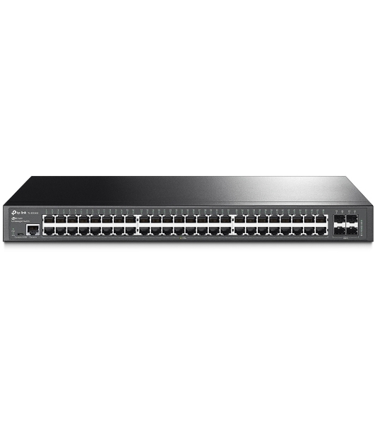 Коммутатор Jetstream 48-port gigabit L2+ managed switch with 4-gigabit uplink ports, 48 10/100/1000Mbps RJ-45 port, 4 1000Mbps SFP slots