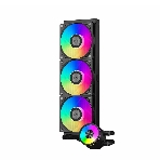 Система охлаждения PCCooler DA360 Pro ARGb черный 120мм алюминий+медь 2200rpm 33.7db 4-pin 300W, фото 1