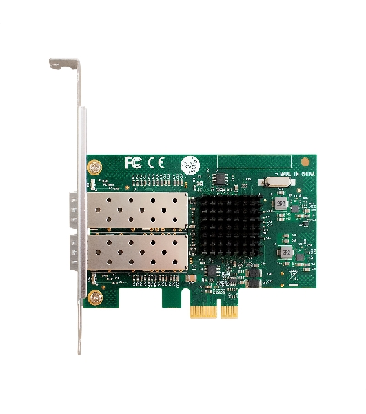 Комплект: Сетевой адаптер SFP ExeGate EXE-82576-F2 + 2xТрансивер Multi-Mode до 550м ExeGate EXT-1G-MM850-LC2-550M (EX296229RUS: PCI-E x1 v2.0, порты 2x SFP (10/100/1000Mb/s), Gigabit Server NIC Intel Chipset 82576-F2 + 2xEX298329RUS: Tx:850/Rx:850 нм, до 550 м, разъем Duplex LC)
