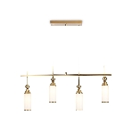 Светильник Ambrella light LH55274/4 BS/FR латунь/белый матовый E14*4 max 40W 845*65*1150, фото8