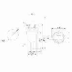 Выключатель-кнопка металл Rexant 220V 2А (2с) (ON)-OFF Ø7.2 красный Micro, фото2