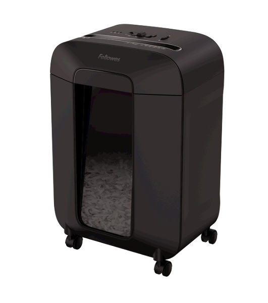 Шредер Fellowes PowerShred LX85 (секр.P-4)/перекрестный/12лист./19лтр./скрепки/скобы/пл.карты