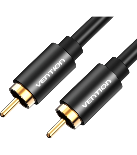 Кабель Vention аудио RCA M/RCA M - 1м черный