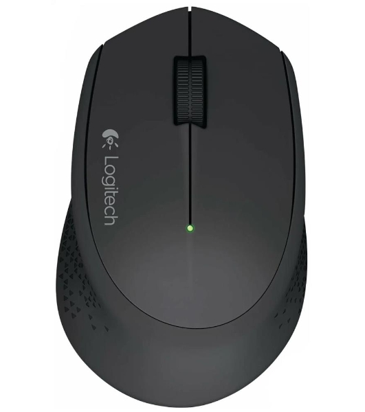 Мышь беспроводная Logitech M280 серый, 1000 dpi, радиоканал, USB, кнопки - 3