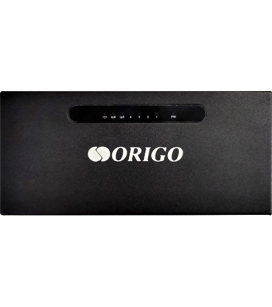 Коммутатор неуправляемый PoE ORIGO OS1206P/60W/A1A 4x100Base-TX PoE+, 2x100Base-TX, PoE-бюджет 60 Вт, корпус металл