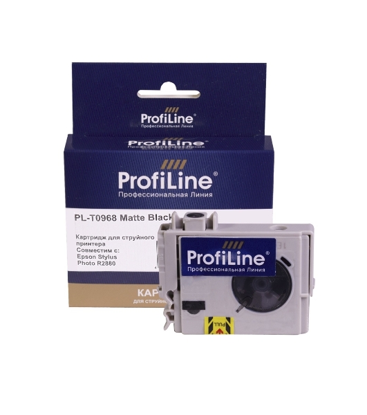 Картридж струйный ProfiLine PL-T0968 для принтеров Epson Stylus Photo R2880 с чернилами Matte Black 11,4 мл