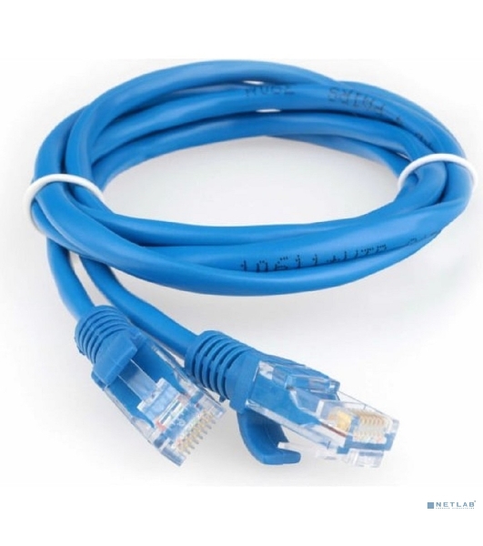 Патч-корд CCA light UTP Гарнизон PC-UTP-5e-1.5-B cat.5e, 1.5м, литой, многожильный синий