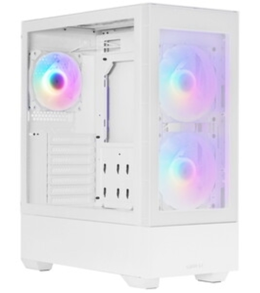 Компьютерный корпус Lian-Li Lancool 205M Mesh белый без БП ATX 2xUSB 3.0 audio bott PSU