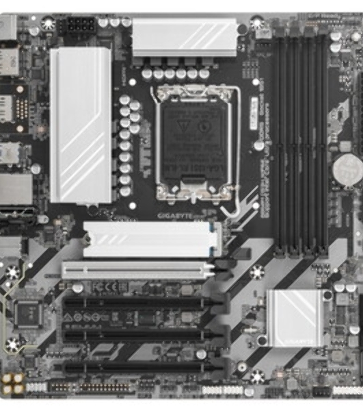 Материнская плата Gigabyte B860M DS3H WIFI6E, LGA1851, Intel B860, 4xDDR5, 4xSATA, 2xM.2, 1xPCIe 5.0 x16, 3xPCIe 4.0 x1, 2xDP, 1xHDMI, 1x2.5Gb LAN, Wi-Fi 6E, Bluetooth 5.3, 1xUSB-C 10Gbps, 2xUSB-A 10Gbps, 4xUSB-A 5Gbps, 7xUSB-A 2.0, 3x3.5 мм, 7.1, mATX