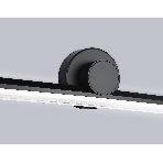 Светильник Ambrella light FL6102 BK черный 14W 3000K-6400K 605*100*60, фото3