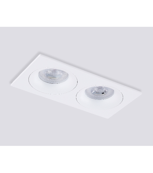 Светильник встраиваемый Ambrella light TN102731/2 WH белый GU5.3 175*92*23