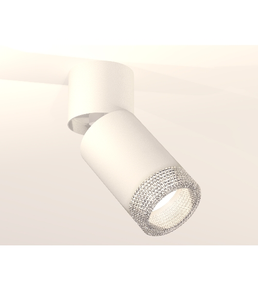 Комплект накладного поворотного светильника Ambrella light XM6312060 SWH/WH/CL белый песок/белый/прозрачный MR16 GU5.3 (A2220, C6312, N6150)