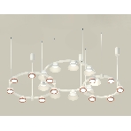 Светильник Ambrella light XR92082020/22 SWH/PPG/FR белый песок/золото розовое полированное/белый матовый GX53, фото3
