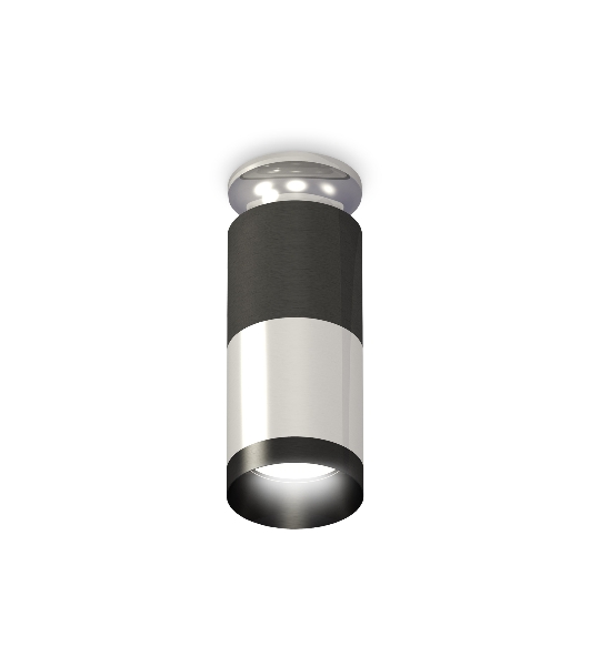 Светильник Ambrella Light XS6305100 PSL/DCH/PBK серебро полированное/черный хром/черный полированный MR16 GU5.3