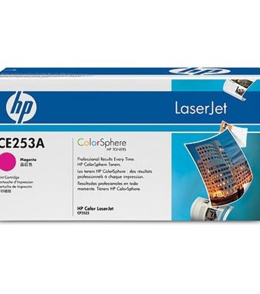 Картридж лазерный HP CE253A пурпурный CLJ CM3530/CP3525 (7000 стр.)