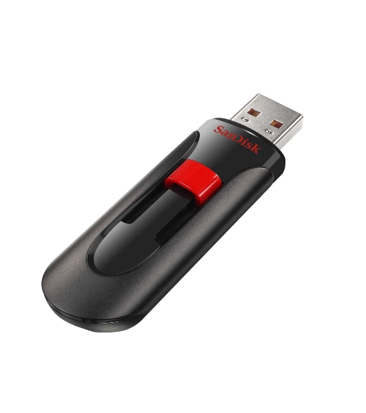 Флешка USB Sandisk 64Gb Cruzer Glide SDCZ60-064G-B35 USB 2.0 черный/красный