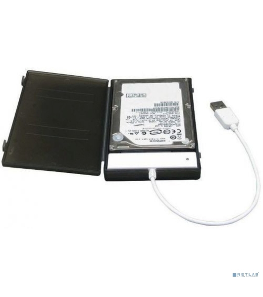 Контейнер для HDD AgeStar Внешний корпус 2.5' SATA HDD/SSD AgeStar SUBCP1 черный USB 2.0, пластик, черный, безвинтовая конструкция 10610