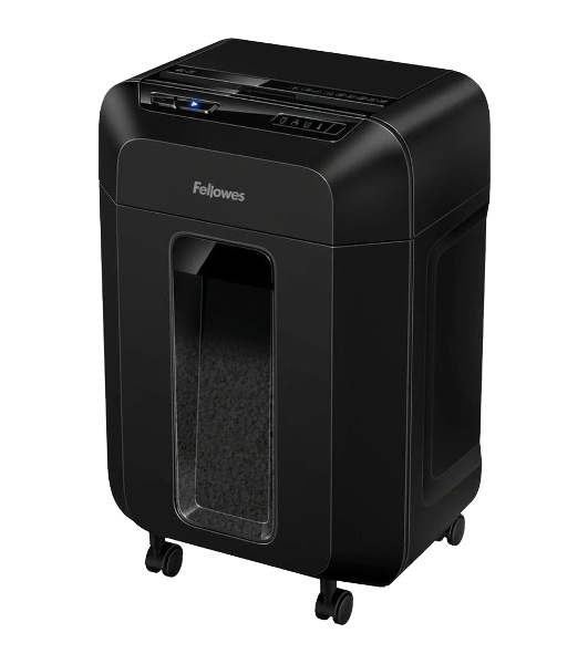 Шредер Fellowes AutoMax 80M FS-46215, минирезка, DIN P-4, 4х12 мм, автоподача 80 лст., 17 лтр., автореверс, уничт.: скобы, скрепки, пл. карты
