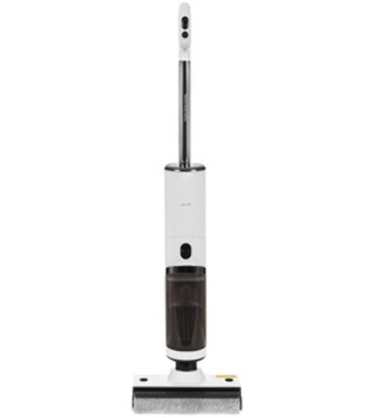 Пылесос вертикальный Deerma DEM-VX910W белый/черный, питание от аккумулятора, 230 Вт, уборка влажная/сухая, пылесборник 0.7 л, работа от АКБ max - 45 мин