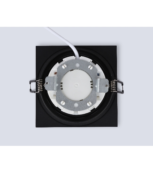 Светильник Ambrella light TN6609 BK черный IP44 GX53 max 15W 110*110*23