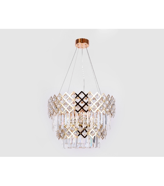 Светильник Ambrella light TR5275/8 GD/CL золото/прозрачный E14/8 max 40W D520*880
