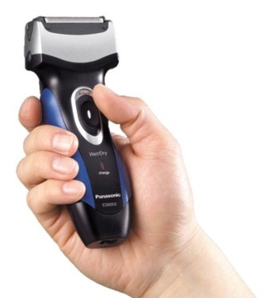 Электробритва сетчатая Panasonic ES6002 реж.эл.:3 питан.:аккум. черный/синий